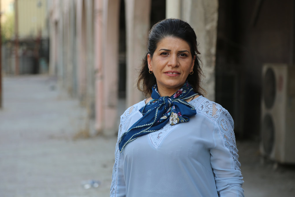 For 20 years, Intisar Al-Amyal has worked for girls' and women's rights in Iraq—an unsafe place for women due to decades of totalitarian regimes, invasions, war and terror. Photo: Anne-Sophie Le Mauff