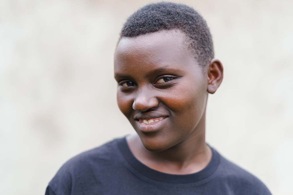 Honorine, 17, is a participant in a programme for teenage mothers run by Kvinna till Kvinna’s partner organisation Empower Rwanda. Photo: Gloria Powell
