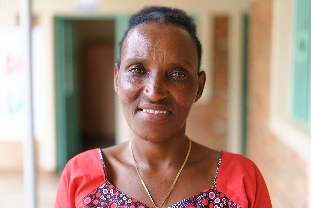 Lawrence, 50, was living in poverty and left completely on her own with one of her children. She wasn’t able to claim her rights until she found The Kvinna till Kvinna Foundation’s partner organisation Haguruka in Rwanda. Photo: Gloria Powell