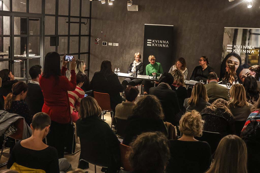 On November 15th, the report Women’s Rights in Western Balkans was launched in Brussels. The Kvinna till Kvinna Foundation arranged a launch event with partner organisations from the Western Balkans. Photo: Johanna de Tessieres