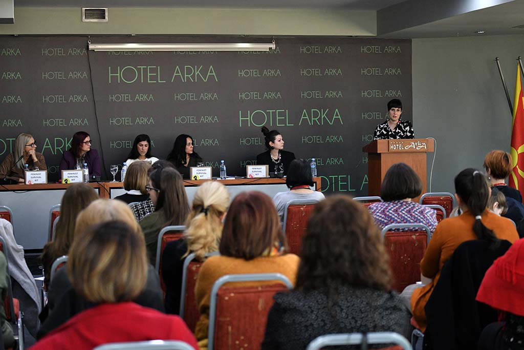 Femdefenders panel in Skopje, North Macedonia, 2022. Photo: Maja Janevska Ilieva