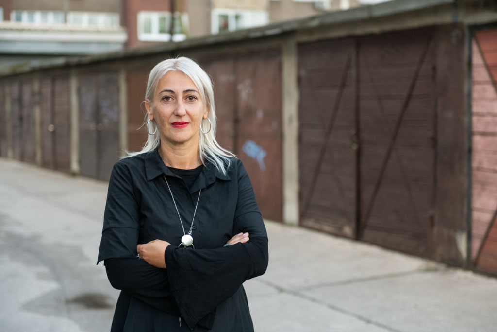    When she was a law student, Meliha Sendić started working as a volunteer at the Center of Legal Assistance for Women. For the past ten years, she has been the president. In the meantime, the organisation changed their name to Center of Women’s Rights. They operate in Zenica, a city about an hour’s drive north-west of Sarajevo in Bosnia and Herzegovina.  Photo: Imrana Kapetanović