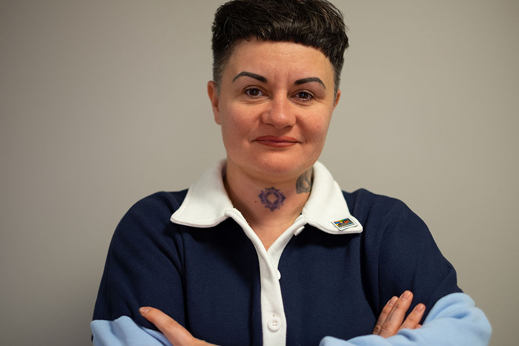 In December last year, Anna Sharyhina visited Stockholm to take part in a seminar in the Swedish parliament. Photo: The Kvinna till Kvinna Foundation/Johanna Riedel