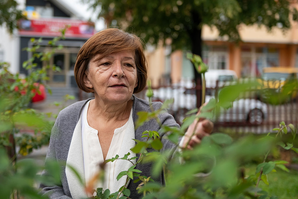 Momirka Janković, 65, is a survivor of domestic violence in Bosnia and Herzegovina. She received support from Lara Foundation, one of Kvinna till Kvinna’s local partners. Photo: Imrana Kapetanović