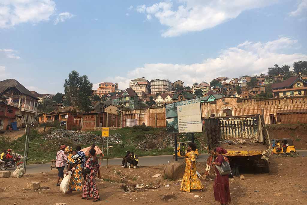 Image from the city of Bukavu, now taken over by the M23 rebel group. Photo: Kvinna till Kvinna.