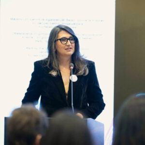 Edi Gusia, Chief Executive of Kosovo’s Agency for Gender Equality, participant in the programme.