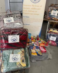 Food and blankets distributed by PWHO.